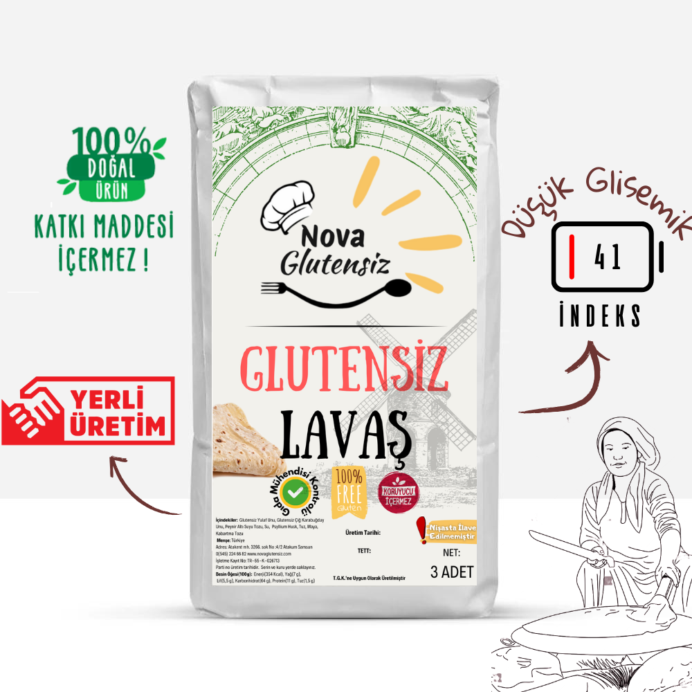 Glutensiz Lavaş