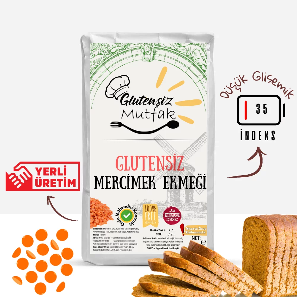 Glutensiz Mercimek Ekmeği