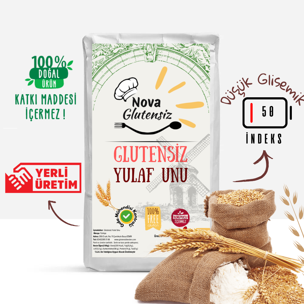 glutensiz yulaf unu