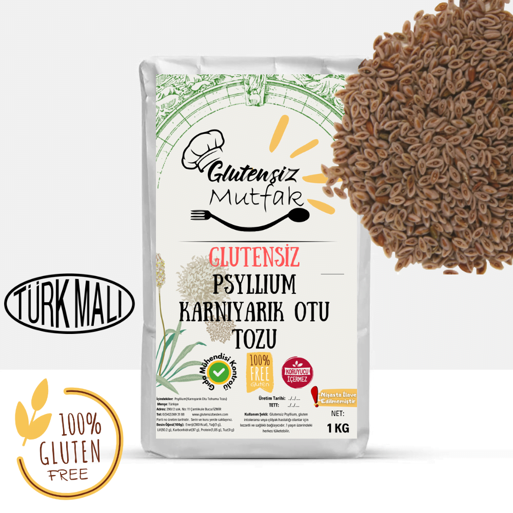 Psyllium (Karnıyarık Otu Tozu) 1 Kg