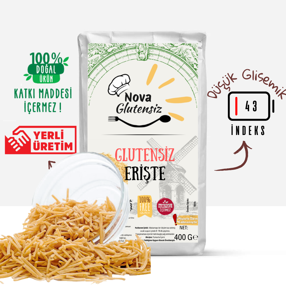 Glutensiz Erişte