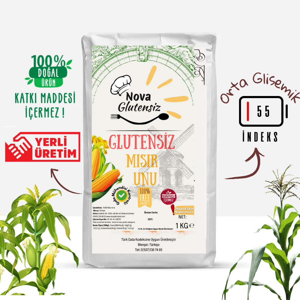 Glutensiz Mısır Unu