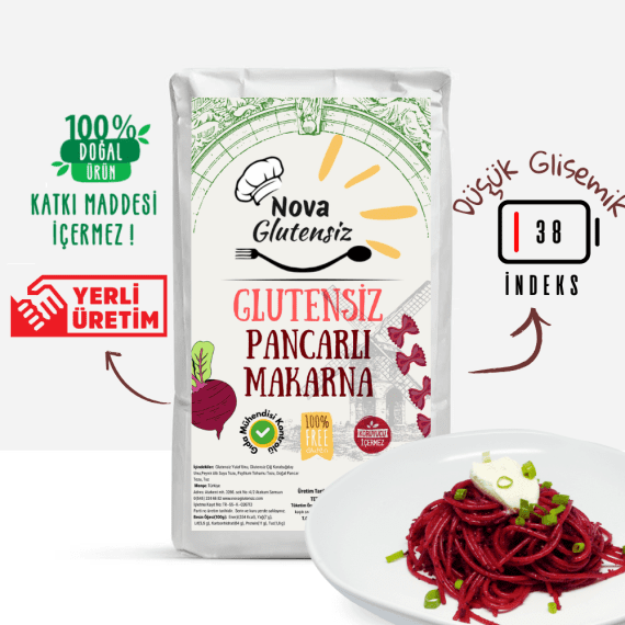 Glutensiz Pancarlı Makarna