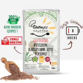 Glutensiz Psyllium(Karnıyarık Otu) Tohumu