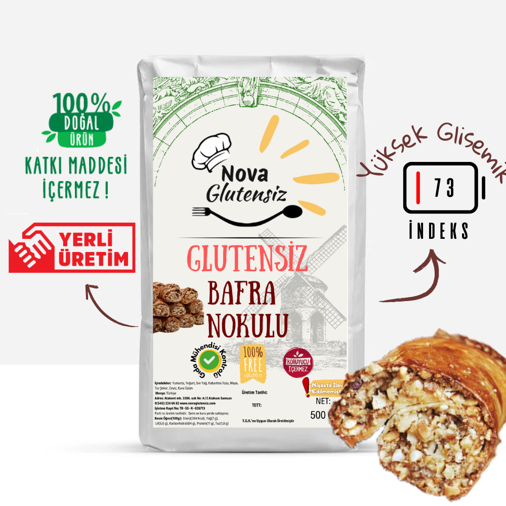 Glutensiz Bafra Nokulu