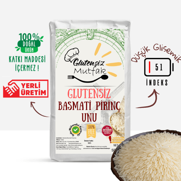Basmati-Pirinc-Unu1.png Glutensiz Basmati Pirinç Unu 500 G