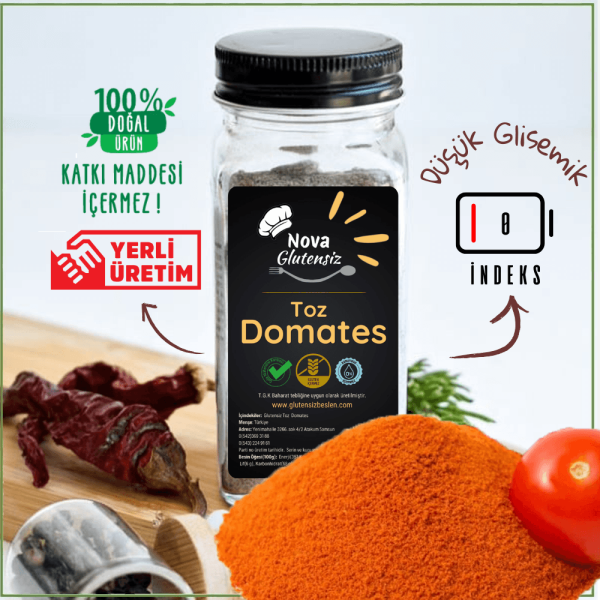 Domates-1.png Glutensiz Domates Tozu 500 G