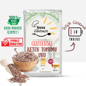 Glutensiz Keten Tohumu Unu 500 G