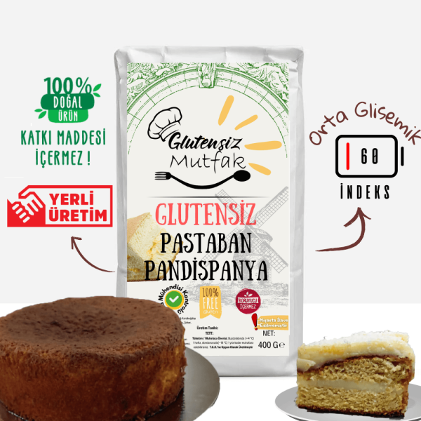 Pandispanya2.png Glutensiz Pastaban (Pandispanya) 400 G