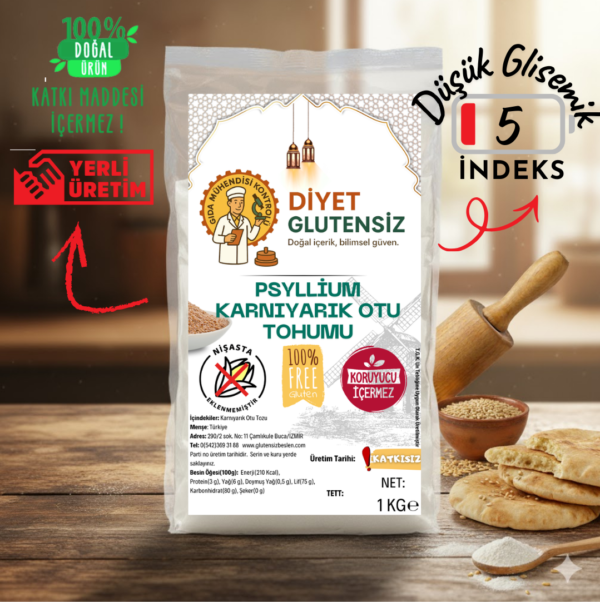 Karnıyarık otu tohumu (Psyllium)