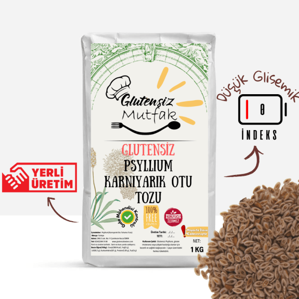 Psyllium (Karnıyarık Otu Tozu) 1 Kg
