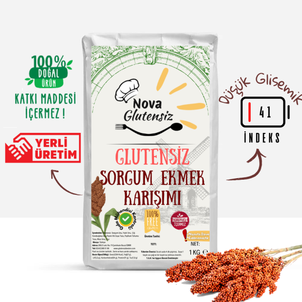 Sorgum-ekmek-Karisimi-1.png Glutensiz Sorgum Ekmek Karışımı 1 Kg