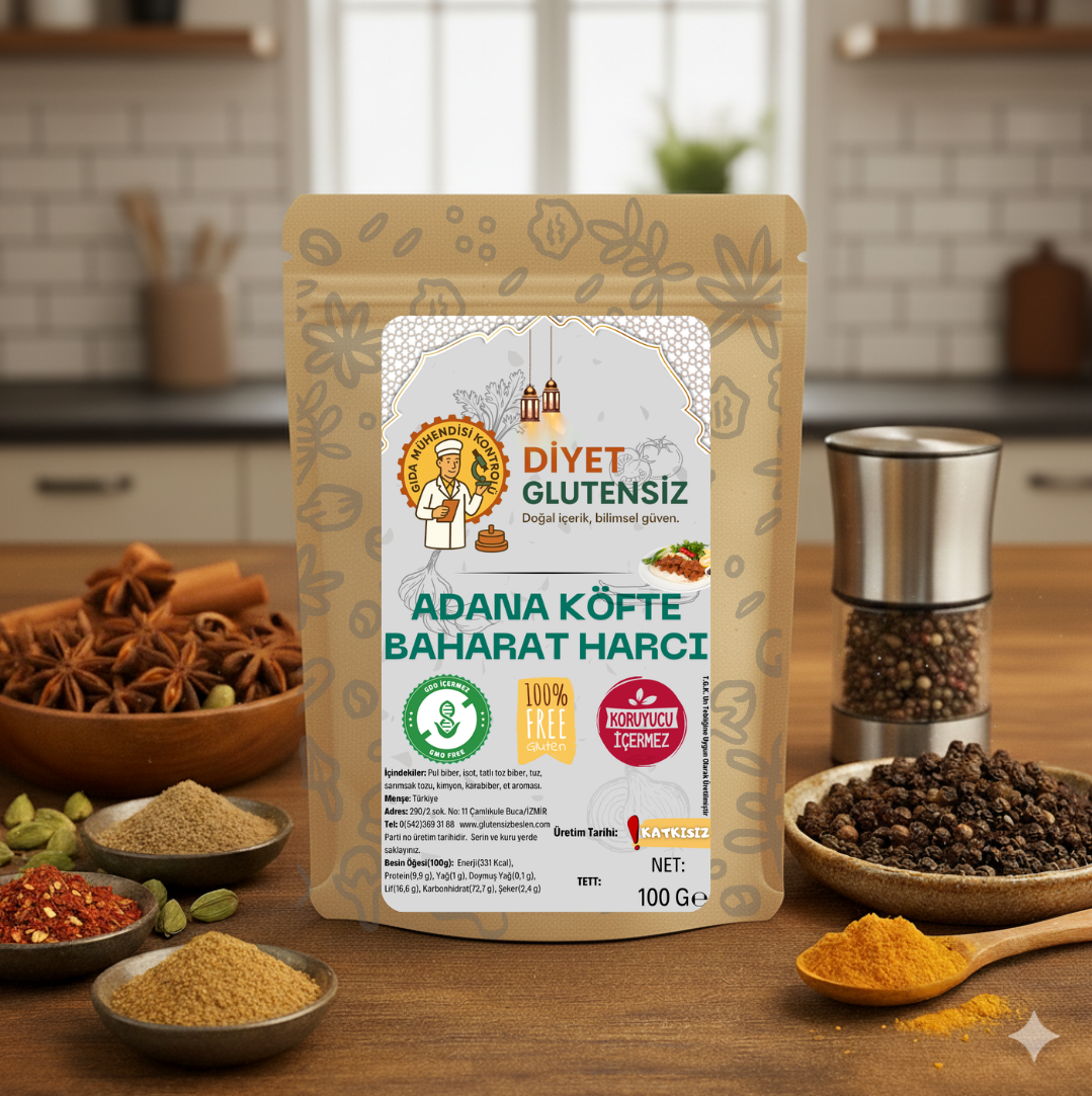 Glutensiz Adana Köfte Kebabı Harcı 100 G