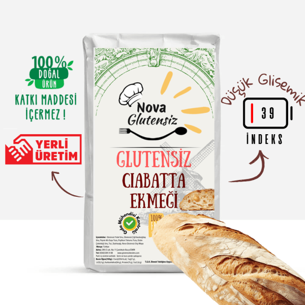 ciabatta-ekmegi.png Glutensiz Ciabatta Ekmeği 200 G