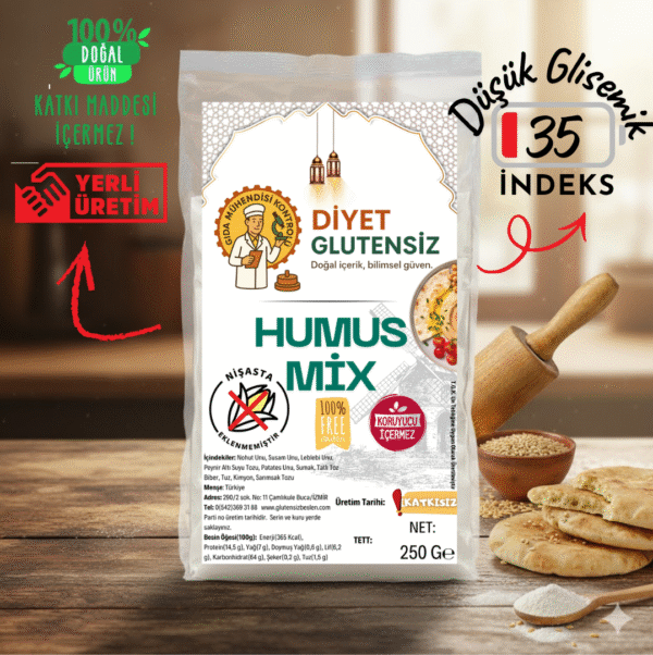 Glutensiz humus mix