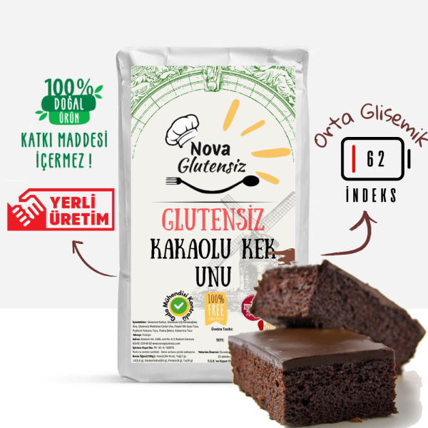 kek-unu.png Glutensiz Kakaolu Kek Unu 350 G