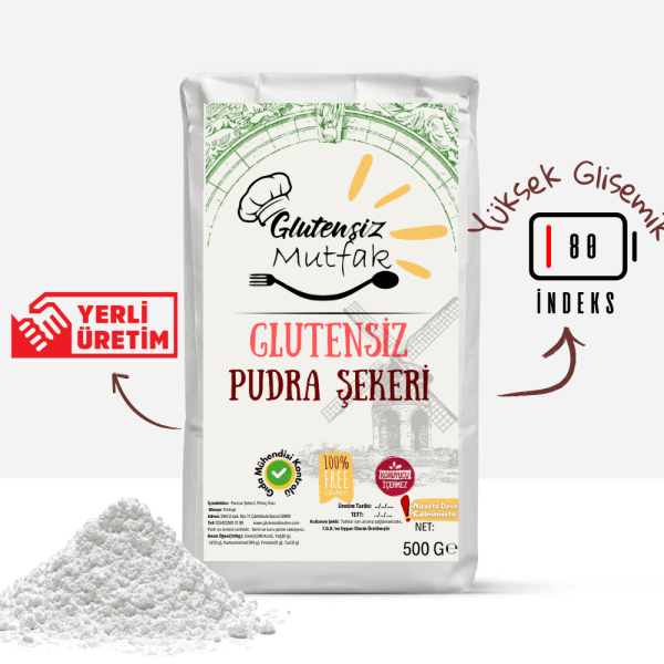Glutensiz Pudra Şekeri 500 G