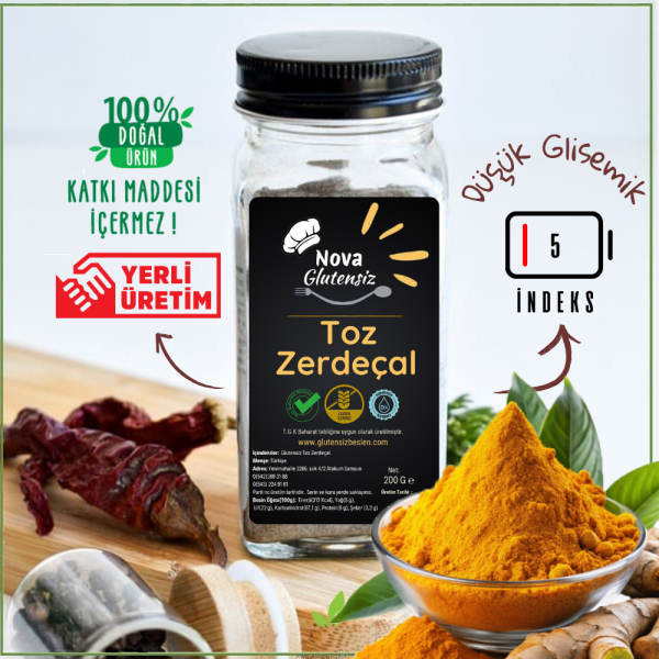 Glutensiz Toz Zerdeçal