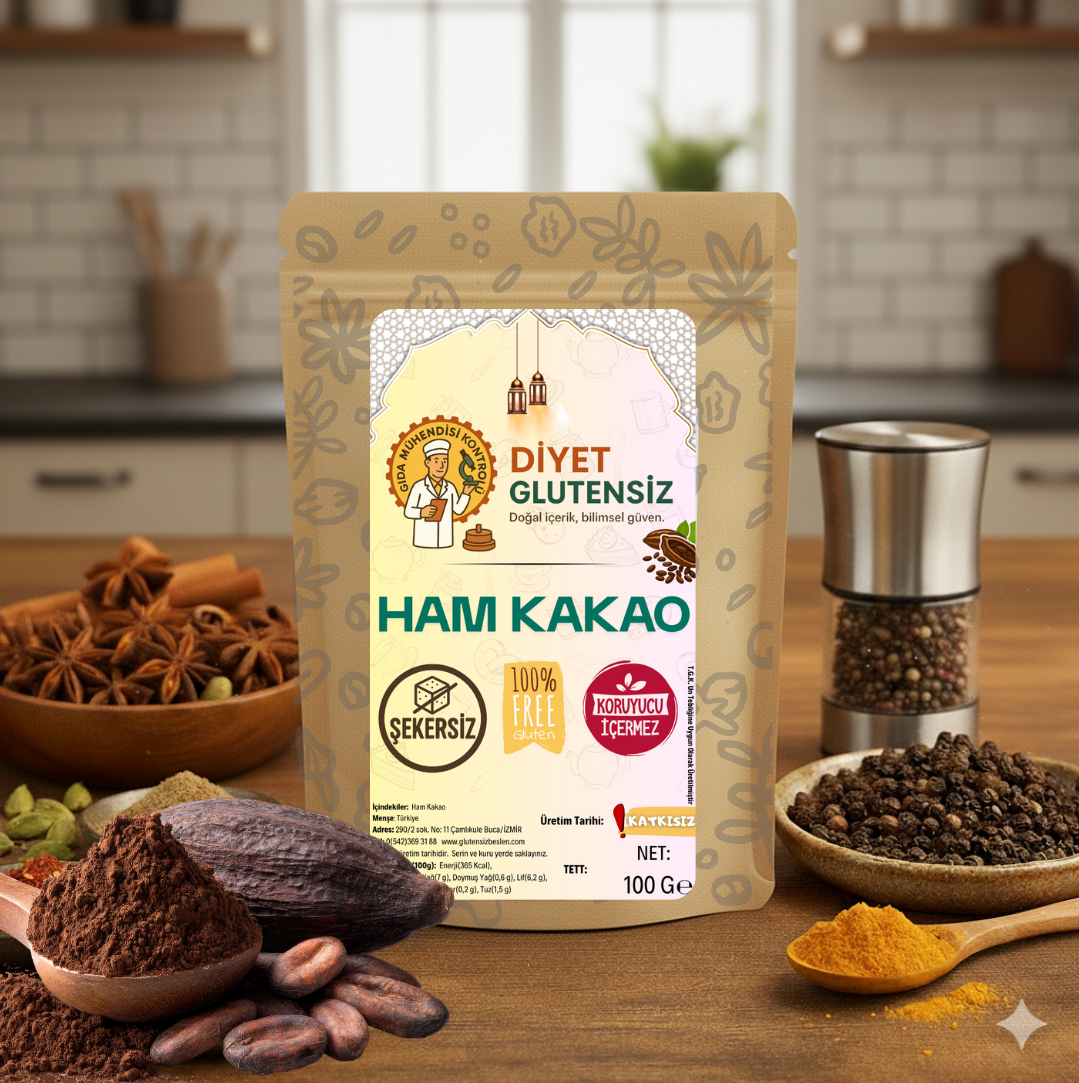 Glutensiz Ham Kakao 100 G