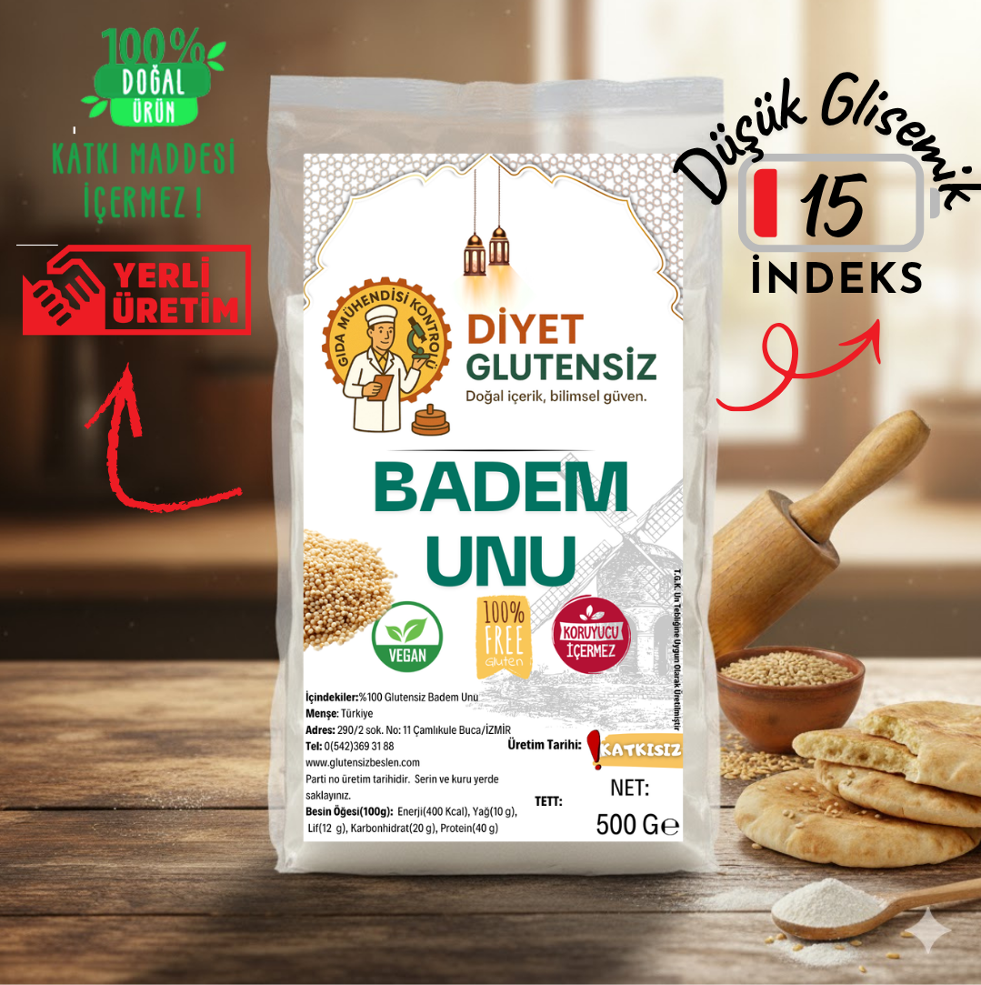 Glutensiz Badem Unu 500 G