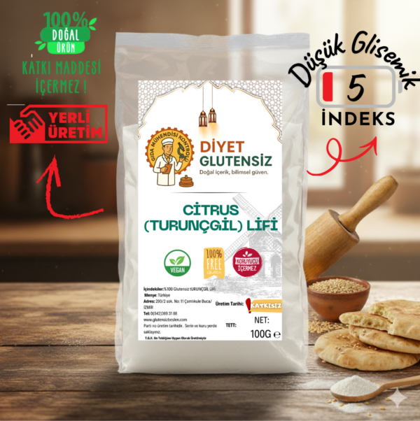 Glutensiz Citrus Lifi(TURUNÇGİL) Glutensiz Citrus Lifi(TURUNÇGİL)
