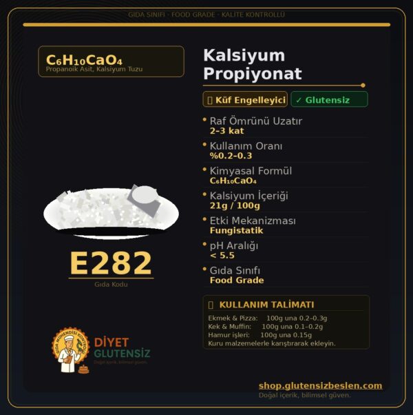 Ekmekte Küf Engelleyici: Kalsiyum Propiyonat