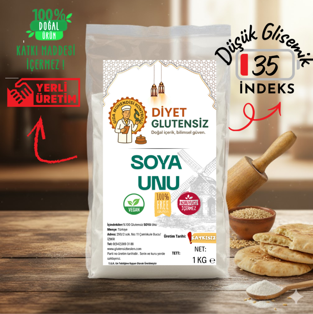 glutensiz soya unu