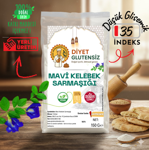 MAvi kelebek sarmaşığı