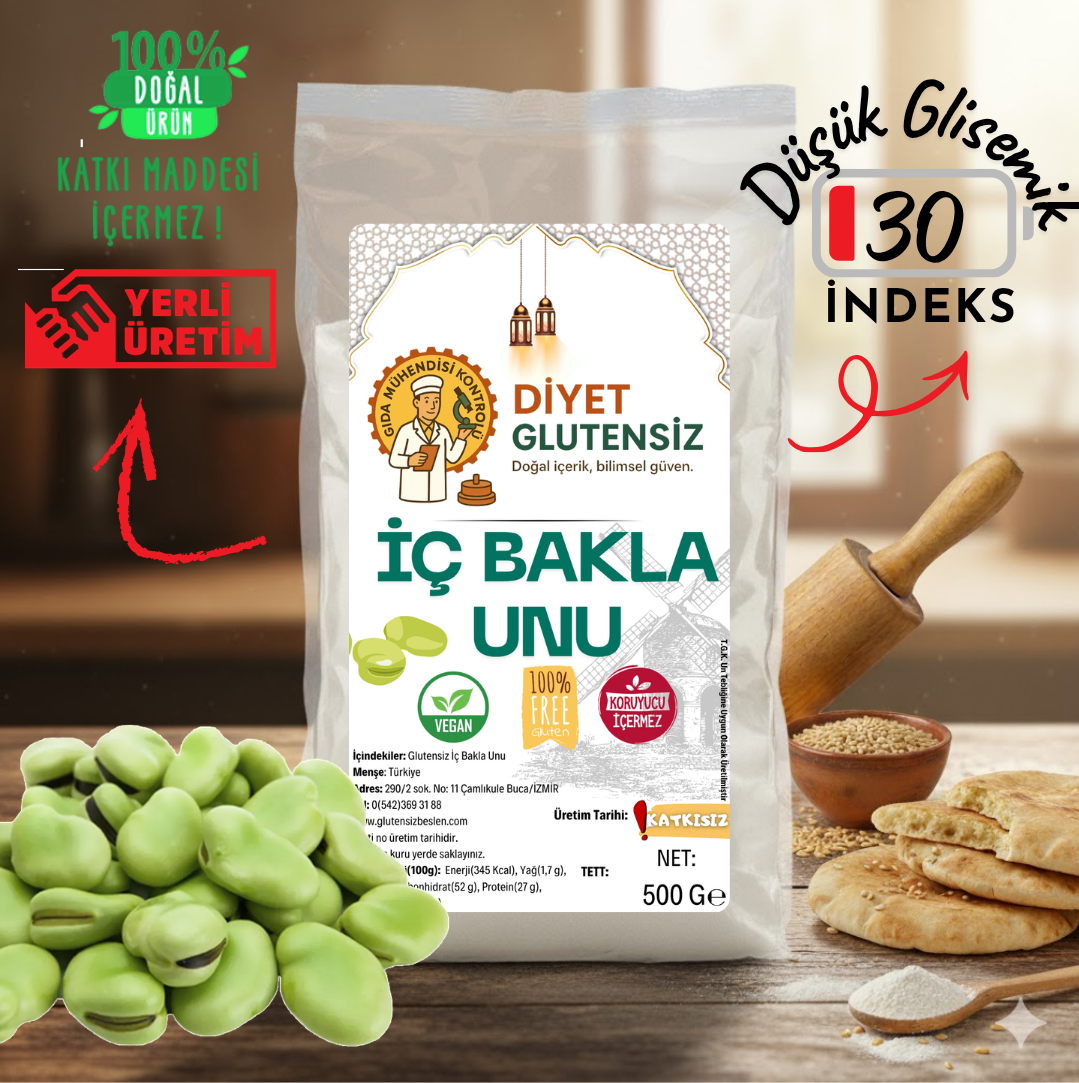 Glutensiz İç Bakla Unu 500 G