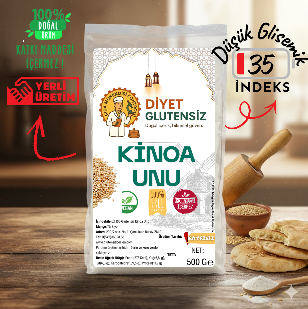 Glutensiz Kinoa Unu 500 G