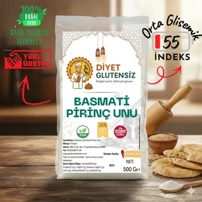 Glutensiz basmati pirinç unu