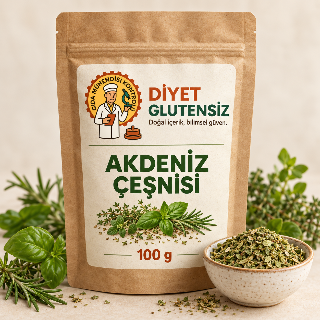 Glutensiz Akdeniz Çeşnisi 100 G
