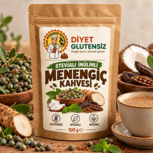 Glutensiz Stevialı İnülinli Menengiç Kahvesi 100 G Glutensiz stevialı inülinli menengiç kahvesi 100 g ürün görseli