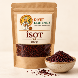 Diyet Glutensiz logolu 100 g isot biberi ürün görseli